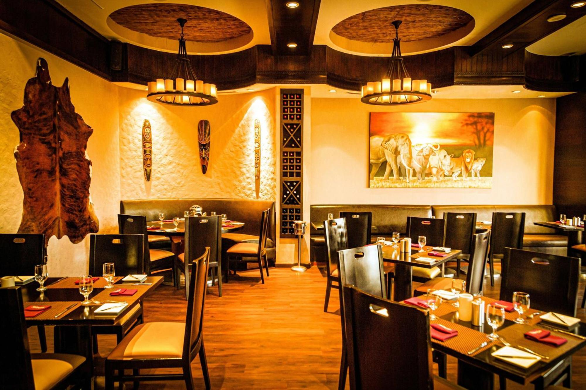 แฮบทัวร์ แกรนด์ รีสอร์ต ออโตกราฟ คอลเลคชั่น Hotel ดูไบ ภายนอก รูปภาพ Interior of the restaurant